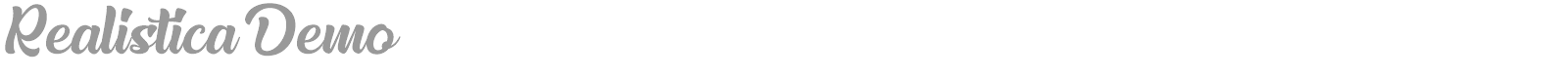 Realistica font preview